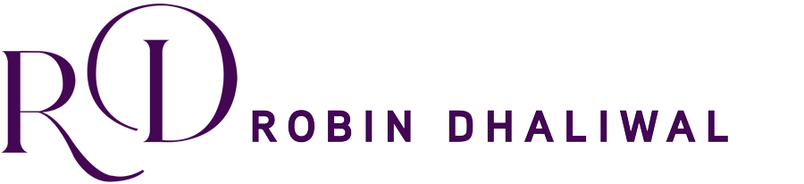 Robin Dhaliwal logo for Robin Dhaliwal therapy, mediation, coaching, and consulting services.